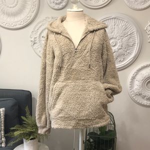 Cozy fleece pull-on jacket